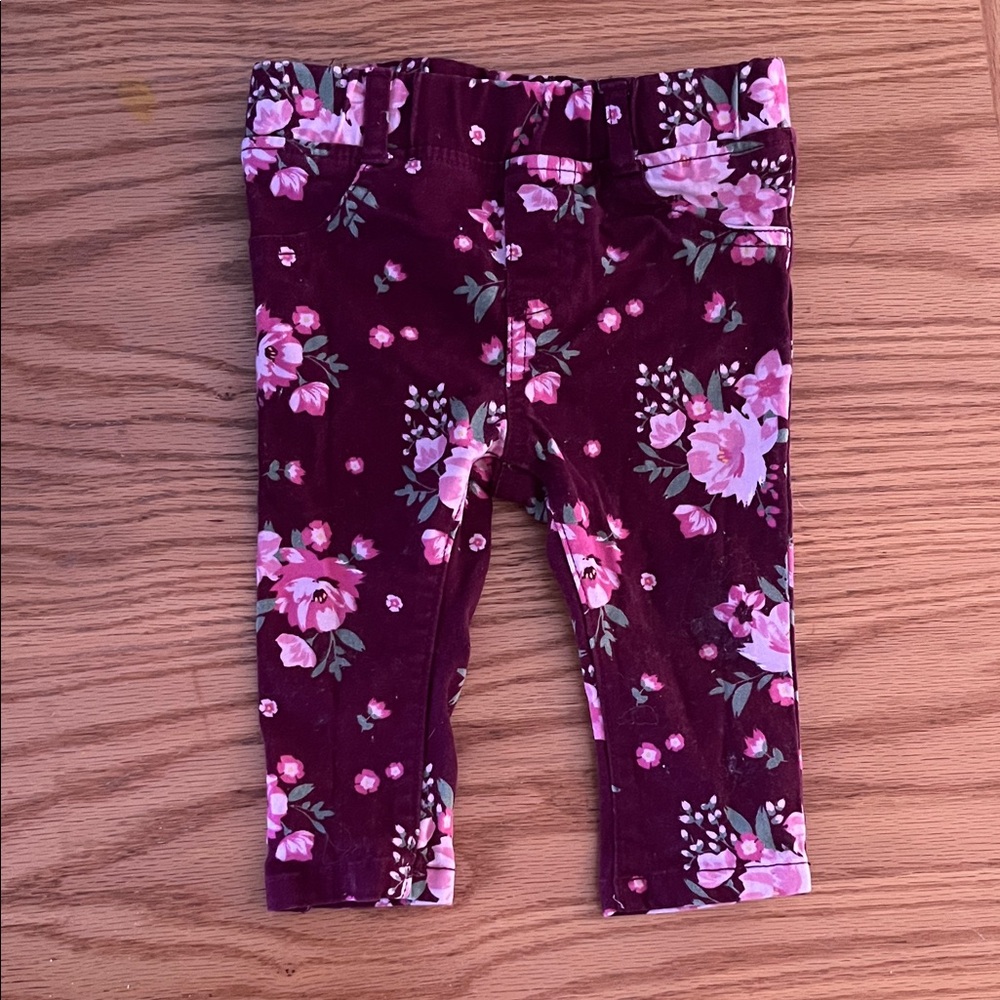 Garanimals Kids Floral Jeans - Purple and Pink